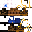 Minecraft skin texture, 64x64 pixels
