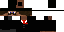 Minecraft skin texture, 64x32 legacy pixels