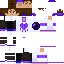 Minecraft skin texture, 64x64 pixels