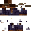 Minecraft skin texture, 64x64 pixels
