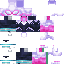 Minecraft skin texture, 64x64 pixels