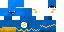 Minecraft skin texture, 64x32 legacy pixels