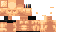 Minecraft skin texture, 64x32 legacy pixels