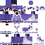Minecraft skin texture, 64x64 pixels
