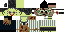 Minecraft skin texture, 64x32 legacy pixels