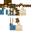 Minecraft skin texture, 64x64 pixels
