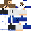 Minecraft skin texture, 64x64 pixels