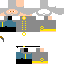 Minecraft skin texture, 64x64 pixels
