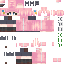 Minecraft skin texture, 64x64 pixels