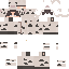 Minecraft skin texture, 64x64 pixels
