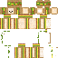 Minecraft skin texture, 64x64 pixels