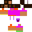 Minecraft skin texture, 64x64 pixels