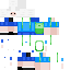 Minecraft skin texture, 64x64 pixels