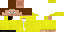 Minecraft skin texture, 64x32 legacy pixels