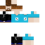 Minecraft skin texture, 64x64 pixels