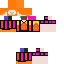 Minecraft skin texture, 64x64 pixels