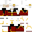 Minecraft skin texture, 64x64 pixels