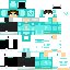 Minecraft skin texture, 64x64 pixels