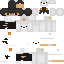 Minecraft skin texture, 64x64 pixels