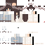 Minecraft skin texture, 64x64 pixels
