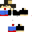 Minecraft skin texture, 64x64 pixels