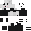 White Minecraft skin texture, 64x64 pixels