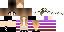 Minecraft skin texture, 64x32 legacy pixels