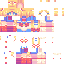 Minecraft skin texture, 64x64 pixels