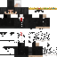 Minecraft skin texture, 64x64 pixels