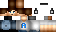 Minecraft skin texture, 64x32 legacy pixels
