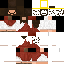 Minecraft skin texture, 64x64 pixels