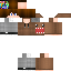 Minecraft skin texture, 64x64 pixels
