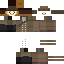 Minecraft skin texture, 64x64 pixels