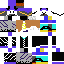 Minecraft skin texture, 64x64 pixels