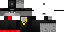 Minecraft skin texture, 64x32 legacy pixels