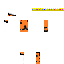 Minecraft skin texture, 64x64 pixels
