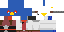 Minecraft skin texture, 64x32 legacy pixels