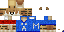 Minecraft skin texture, 64x32 legacy pixels