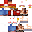 Minecraft skin texture, 64x64 pixels