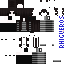 Minecraft skin texture, 64x64 pixels