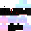 Minecraft skin texture, 64x64 pixels