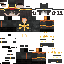 Minecraft skin texture, 64x64 pixels