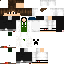 Minecraft skin texture, 64x64 pixels