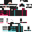 Minecraft skin texture, 64x64 pixels