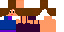 Minecraft skin texture, 64x32 legacy pixels