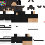 Minecraft skin texture, 64x64 pixels