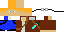 Minecraft skin texture, 64x32 legacy pixels