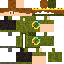 Minecraft skin texture, 64x64 pixels