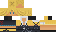 Minecraft skin texture, 64x32 legacy pixels