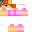 Minecraft skin texture, 64x64 pixels